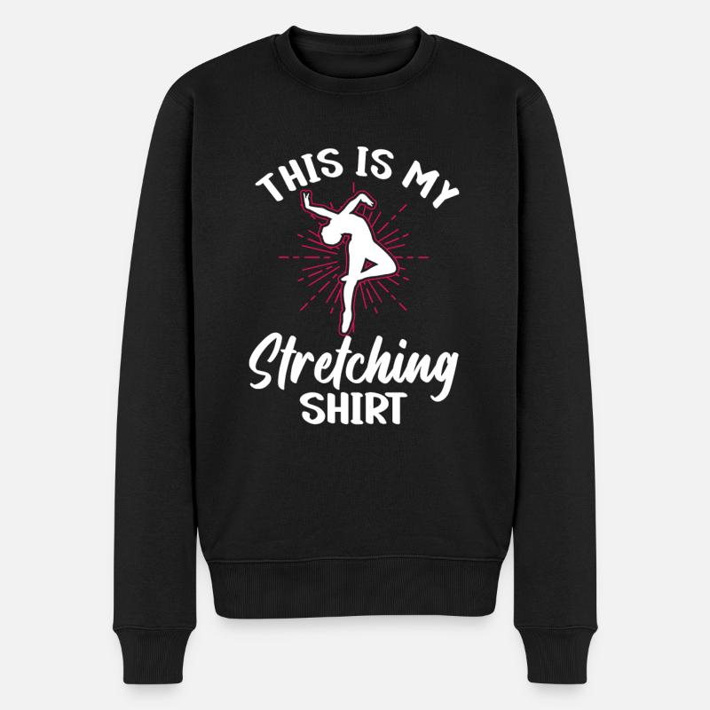 Stretching-Shirt - Ballet Dancer Ballet - Men's Premium Organic Jumper - black