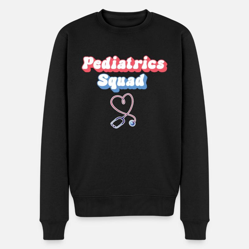 Enfants Infirmière Pédiatrie infantile - Pull Premium bio Homme - noir