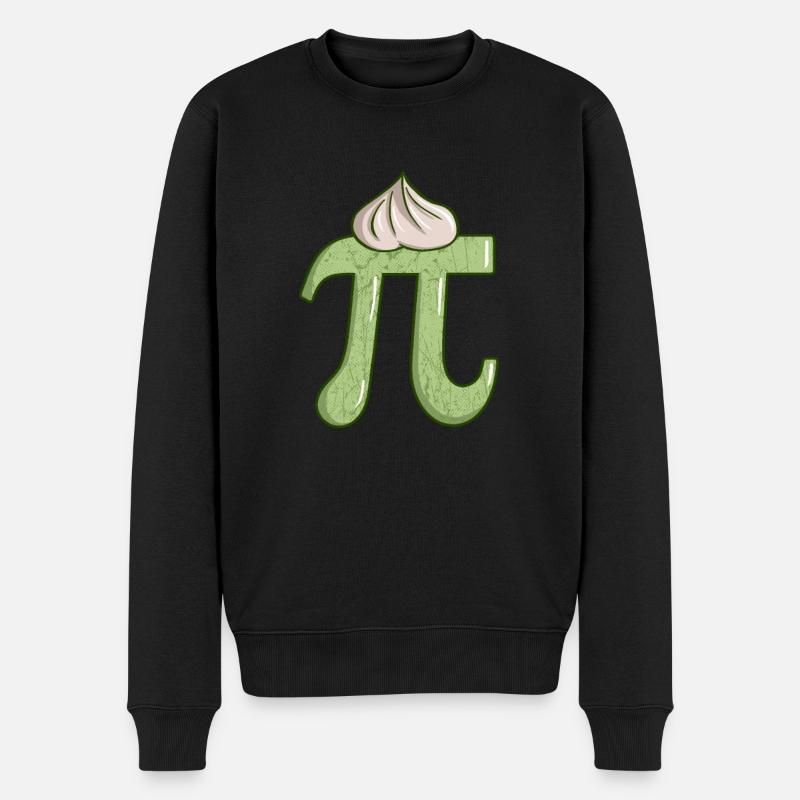 Key Lime Pi - Lustiger Mathe-Lehrer zum Pi-Tag - Männer Premium Bio Pullover - Schwarz