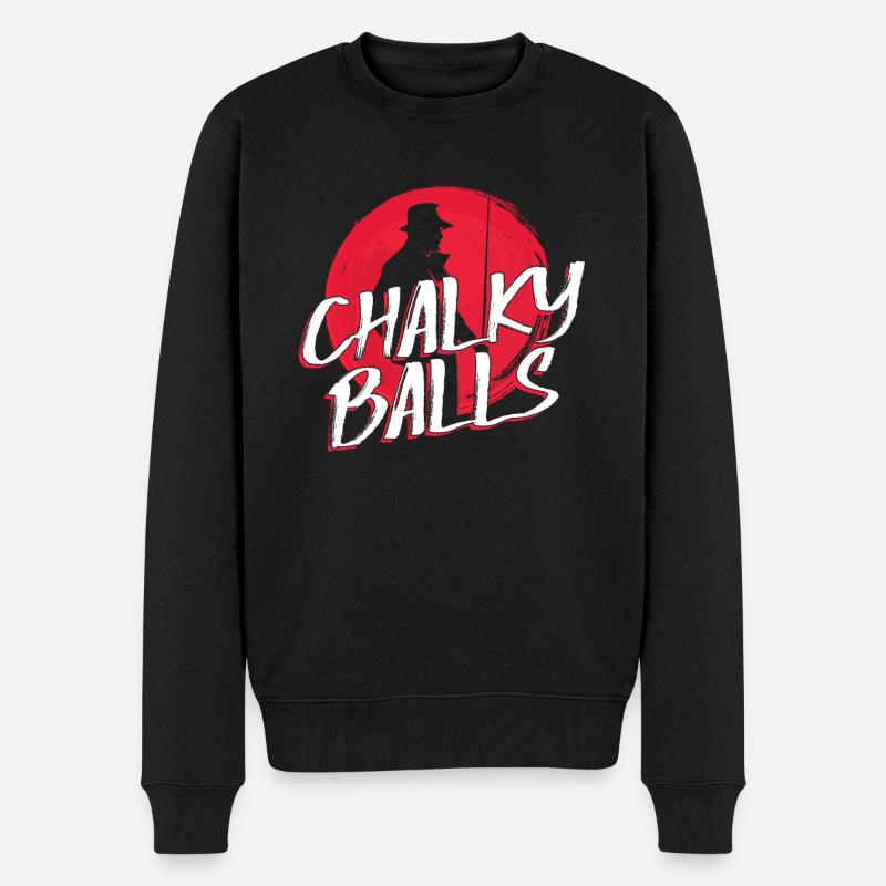 Crayeurs Balls - Billard amusant - Pull Premium bio Homme - noir