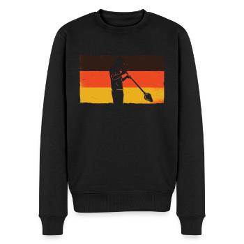 Glasbläser Deutsche Flagge - Glasbläser Glasbläser - Männer Premium Bio Pullover - Schwarz - Vorne - Nico (187cm)