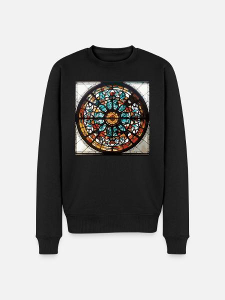 Vitrail - Vitrail Artiste - Pull Premium bio Homme - noir