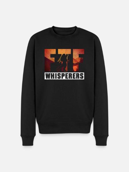 FTF-Flüsterer - Geocaching Geocacher - Männer Premium Bio Pullover - Schwarz