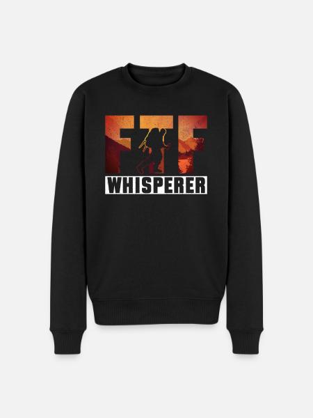 FTF-Flüsterer - Geocaching Geocacher - Männer Premium Bio Pullover - Schwarz