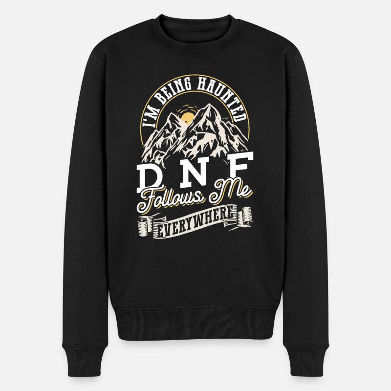 Geocaching Geocacher Spruch - Männer Premium Bio Pullover - Schwarz
