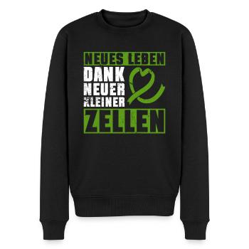 Stem Cells Stem Cell Therapy Stem Cell Donation - Men's Premium Organic Jumper - black - Front - Nico (187cm)