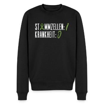Stem Cells Stem Cell Therapy Stem Cell Donation - Men's Premium Organic Jumper - black - Front - Nico (187cm)