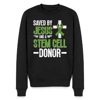 Stem Cell Transplant Stem Cell Donor Stem Cell - Men's Premium Organic Jumper - black - Front - Nico (187cm)