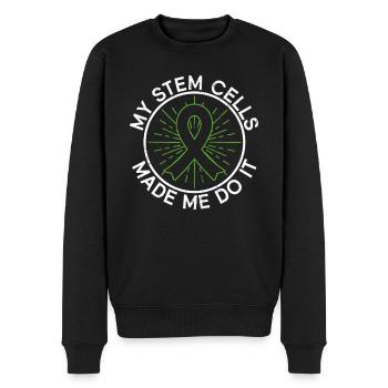 Stem Cell Transplant Stem Cell Donor Stem Cell - Men's Premium Organic Jumper - black - Front - Nico (187cm)