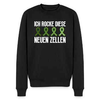Stem Cells Stem Cell Therapy Stem Cell Donation - Men's Premium Organic Jumper - black - Front - Nico (187cm)