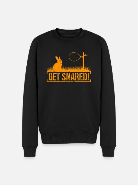 Animal Wire Snare - Men's Premium Organic Jumper - black