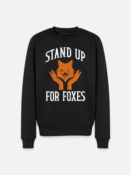 Anti-fox hunting accessories - Men's Premium Organic Jumper - black