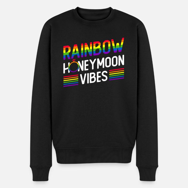 Mariage Gay Pride Mariage Gay - Pull Premium bio Homme - noir