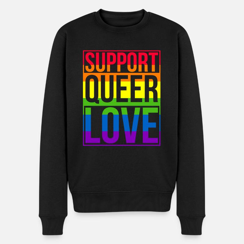 Mariage Gay Pride Mariage Gay - Pull Premium bio Homme - noir