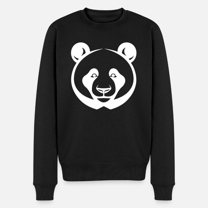 Panda Ours Panda géant japonais - Pull Premium bio Homme - noir