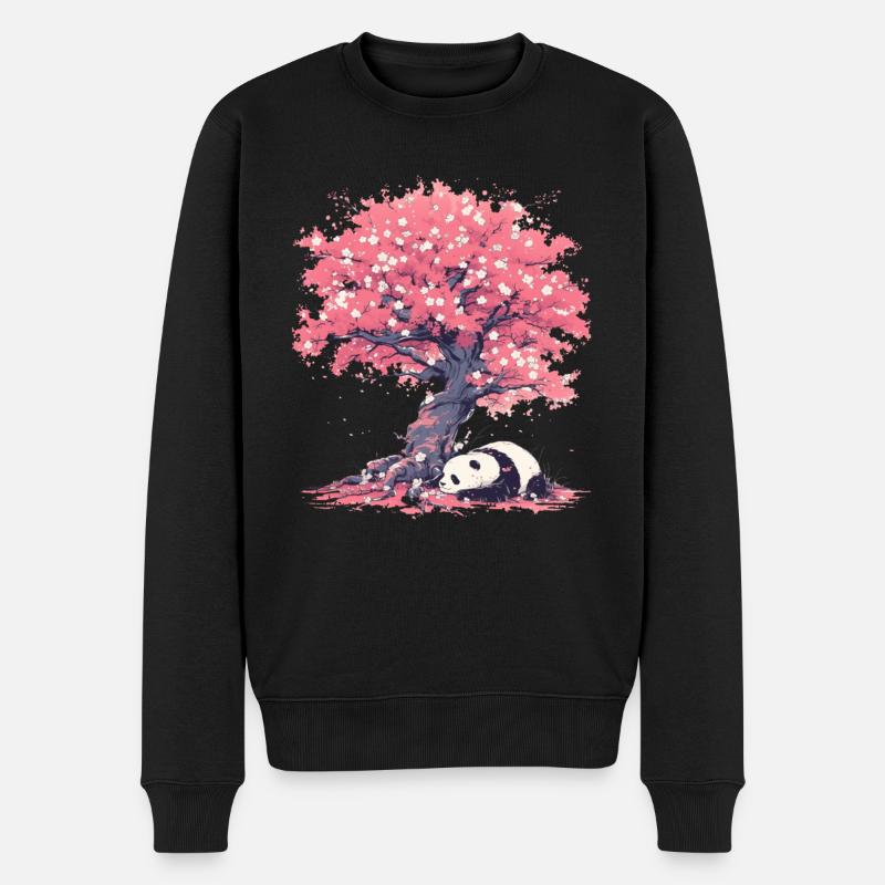 Panda Ours Panda géant japonais - Pull Premium bio Homme - noir
