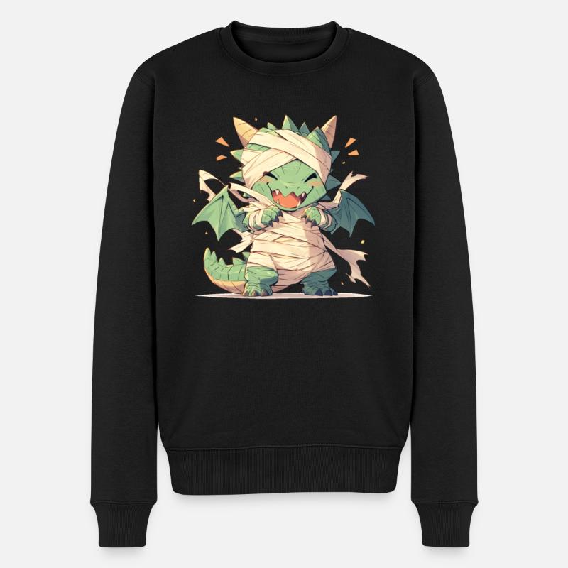 Dragon Maman Halloween Dragon Enfants - Pull Premium bio Homme - noir