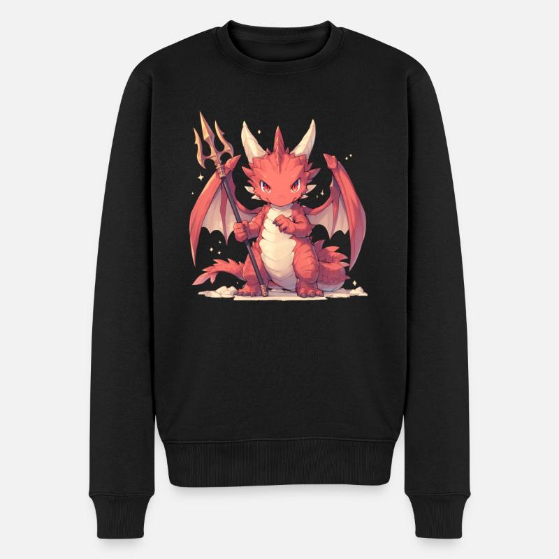 Dragon Devil Halloween Dragon Enfants - Pull Premium bio Homme - noir
