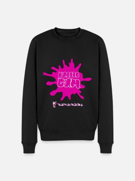 Bubblegum - Männer Premium Bio Pullover - Schwarz