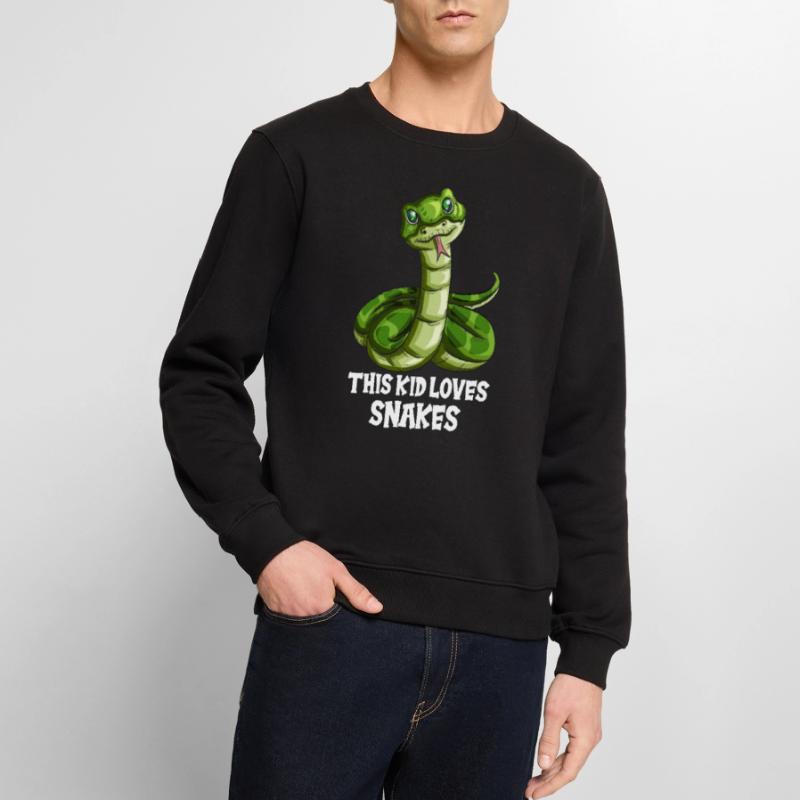 Kind Schlangenoutfit Schlangen Snake Natter Python Männer Premium Bio Pullover