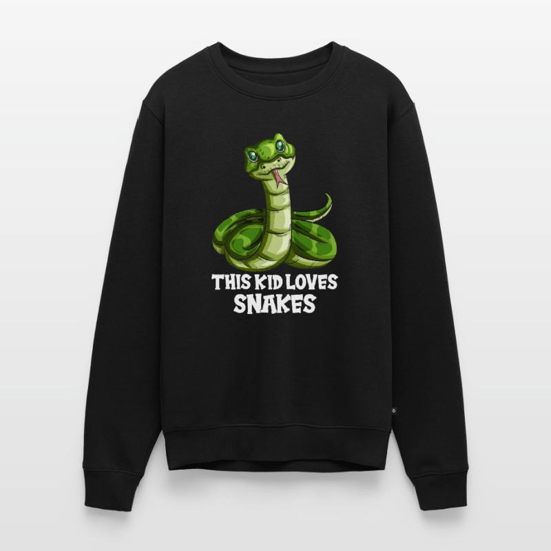 Kind Schlangenoutfit Schlangen Snake Natter Python Männer Premium Bio Pullover