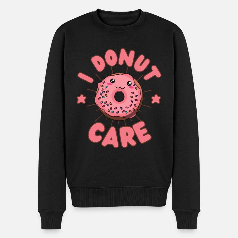 I Donut care Donut kawaii - Pull Premium bio Homme - noir