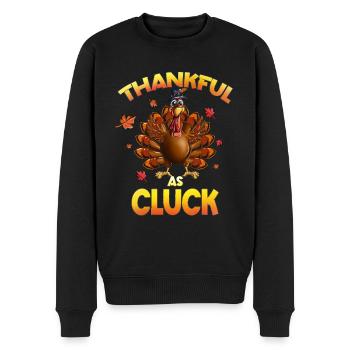 Thanksful As Cluck Turkey Costume Thanksgiving - Pull Premium bio Homme - noir - Devant - Nico (187cm)