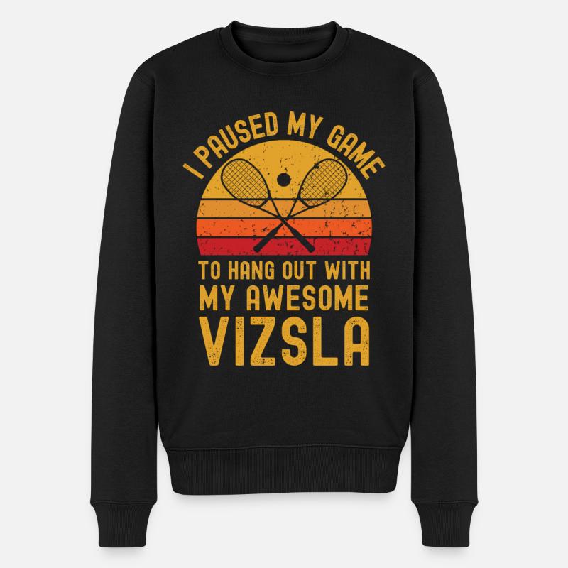 Courge et Vizsla - Pull Premium bio Homme - noir