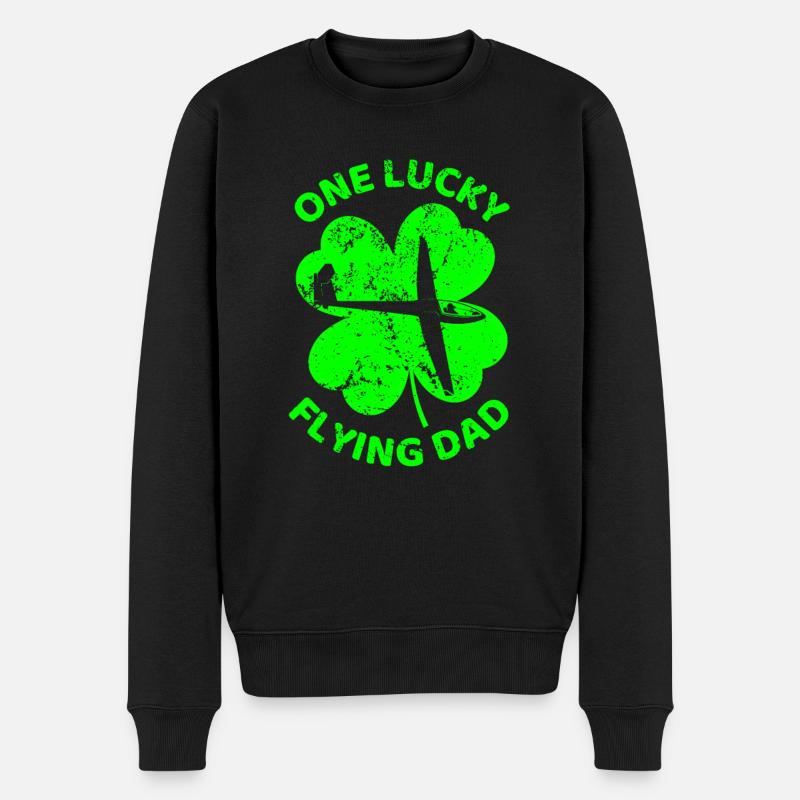 Trèfle de la Saint-Patrick - Pull Premium bio Homme - noir