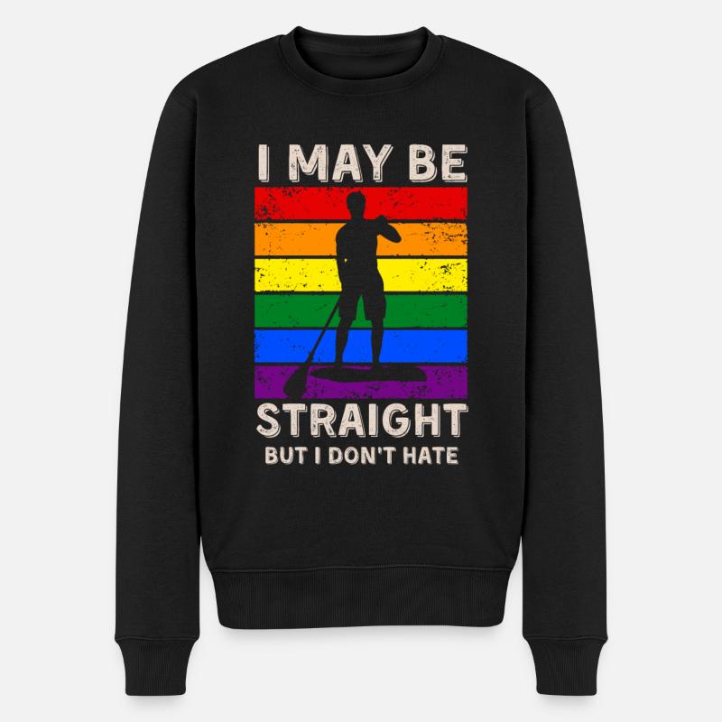 Paddleboard Droits LGBT - Pull Premium bio Homme - noir
