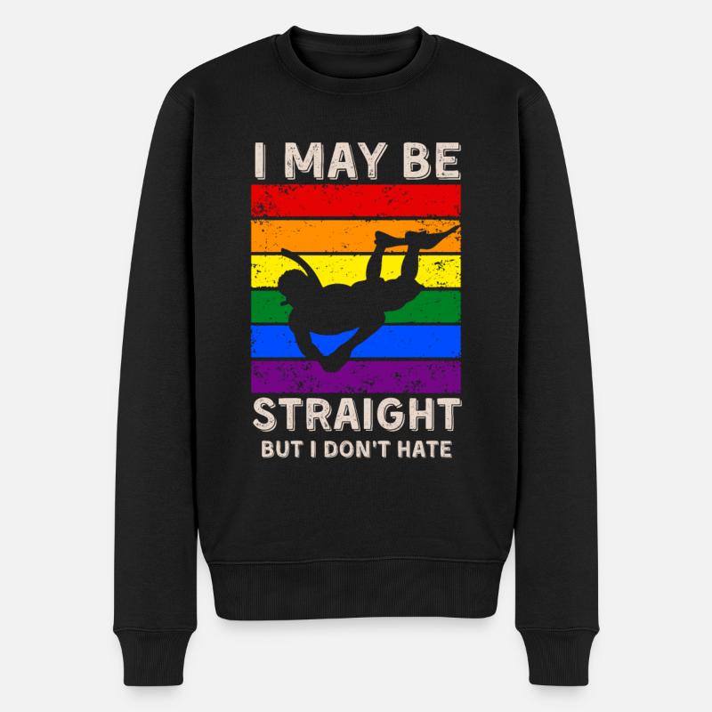 Schnorcheln LGBT-Rechte - Männer Premium Bio Pullover - Schwarz