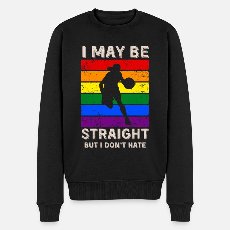 Basketball Droits LGBT - Pull Premium bio Homme - noir