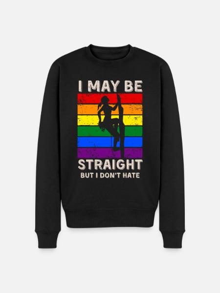 Climbing LGBT Rights - Men's Premium Organic Jumper - black