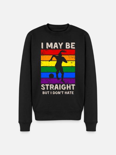 Soccer LGBT Rights - Men's Premium Organic Jumper - black