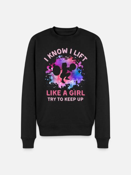 Femmes Haltérophilie Fille - Pull Premium bio Homme - noir