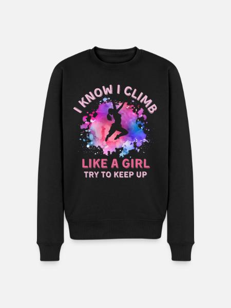 Femmes grimpeuses - Pull Premium bio Homme - noir