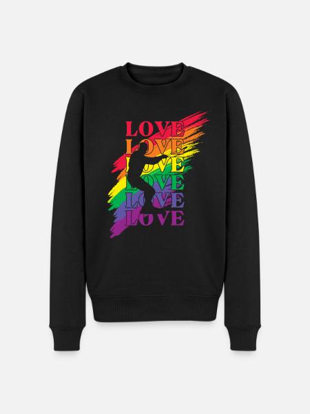 Wakeboard LGBT Pride - Pull Premium bio Homme - noir