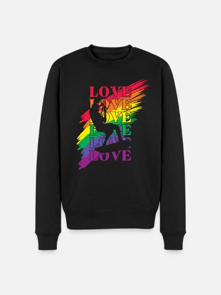 Kitesurf LGBT Pride - Pull Premium bio Homme - noir