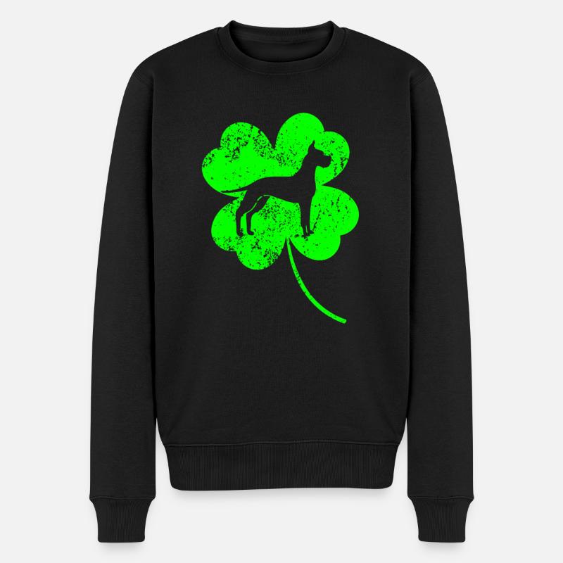 Grand-Dane St.Patrick’s Day Shamrock - Pull Premium bio Homme - noir