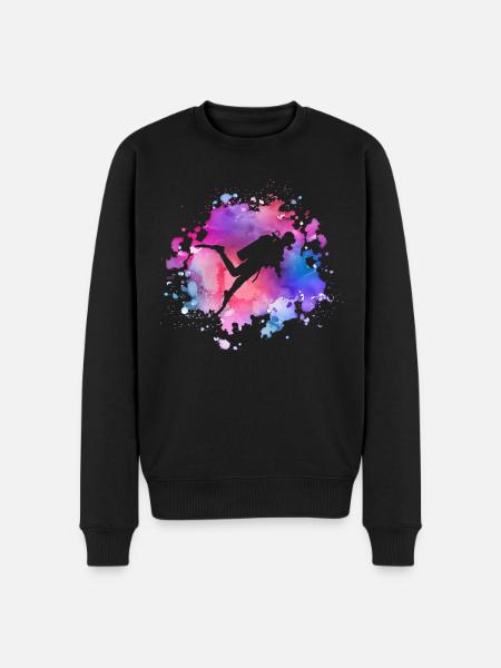 Femmes plongeuses - Pull Premium bio Homme - noir