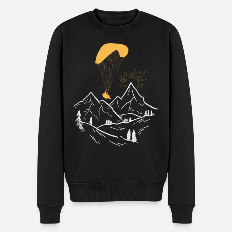 Parapente - Pull Premium bio Homme - noir