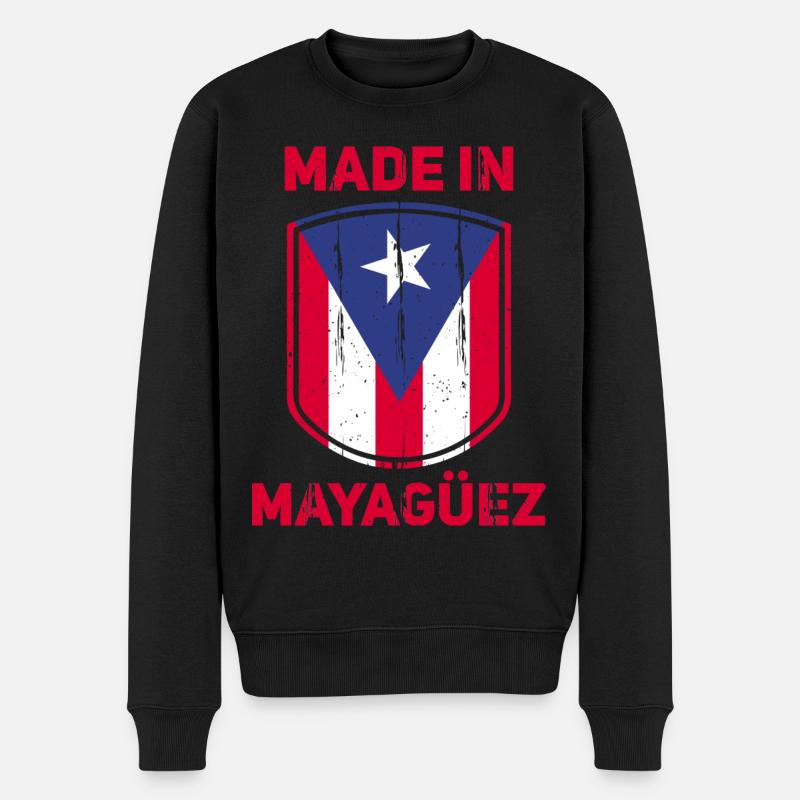 Mayagüez Porto Rico - Pull Premium bio Homme - noir