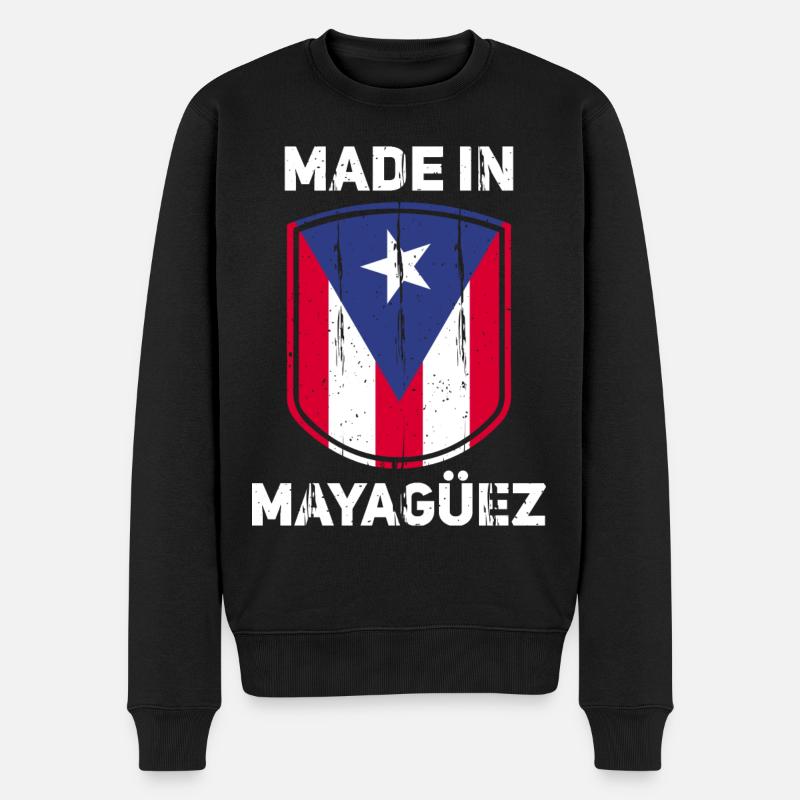 Porto Rico Mayagüez - Pull Premium bio Homme - noir
