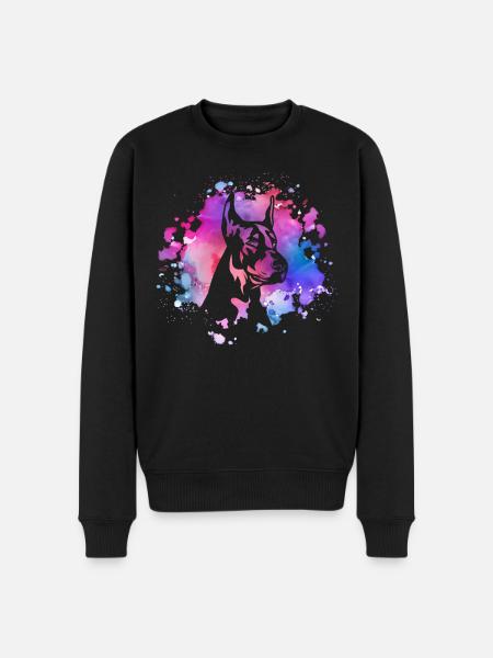 Doberman dog lover - Men's Premium Organic Jumper - black