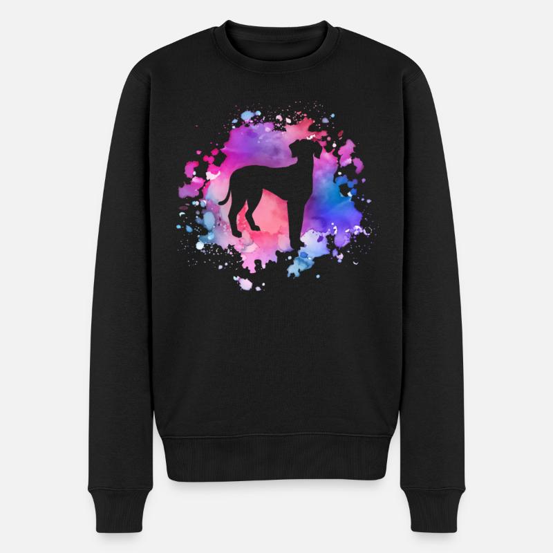 Rhodesian-Ridgeback-Hundeliebhaber - Männer Premium Bio Pullover - Schwarz