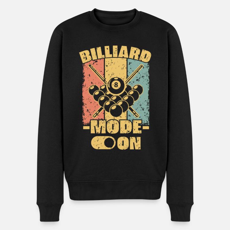 Billard rétro - Pull Premium bio Homme - noir