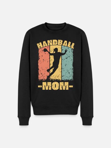 Handball Mom - Men's Premium Organic Jumper - black