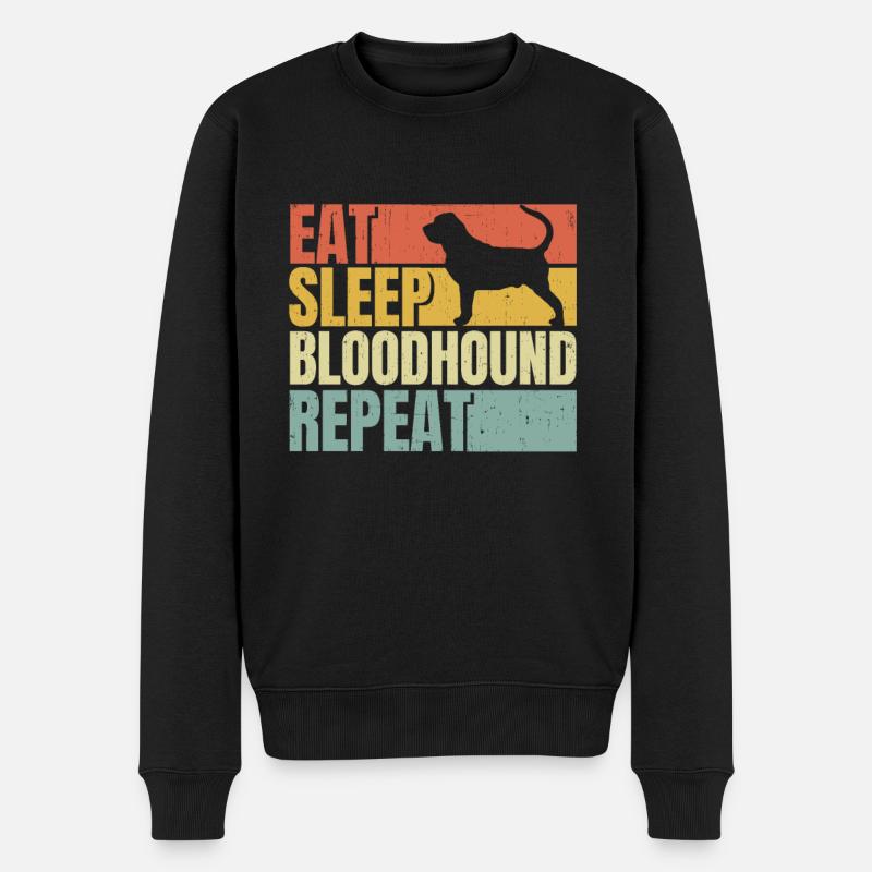 Manger dormir Limier répéter - Pull Premium bio Homme - noir