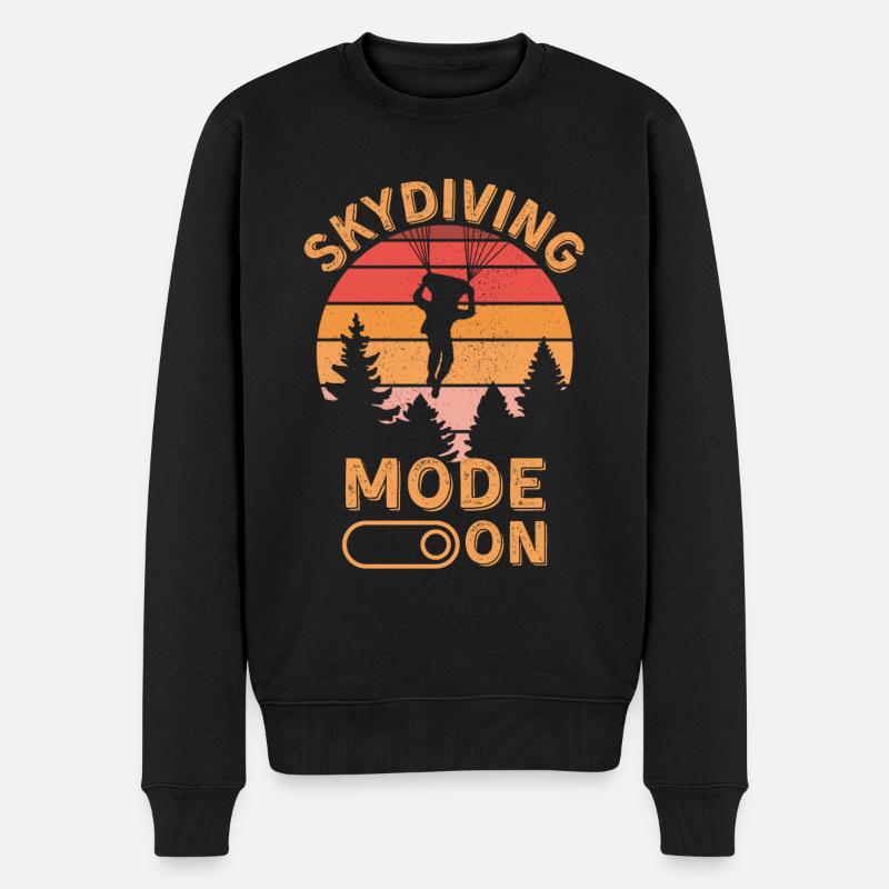 Mode parachutisme activé - Pull Premium bio Homme - noir