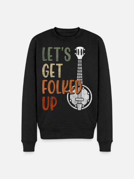 Music, party, pop music - Men's Premium Organic Jumper - black
